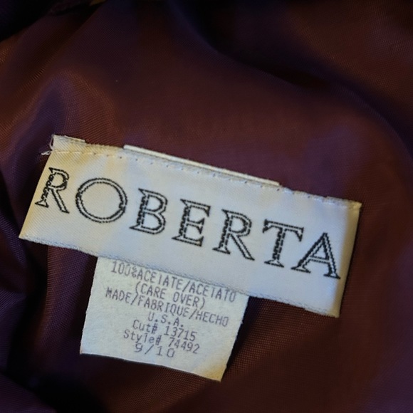 vintage purple velvet floral prom dress roberta whimsygoth formal maxi dress - Picture 8 of 13